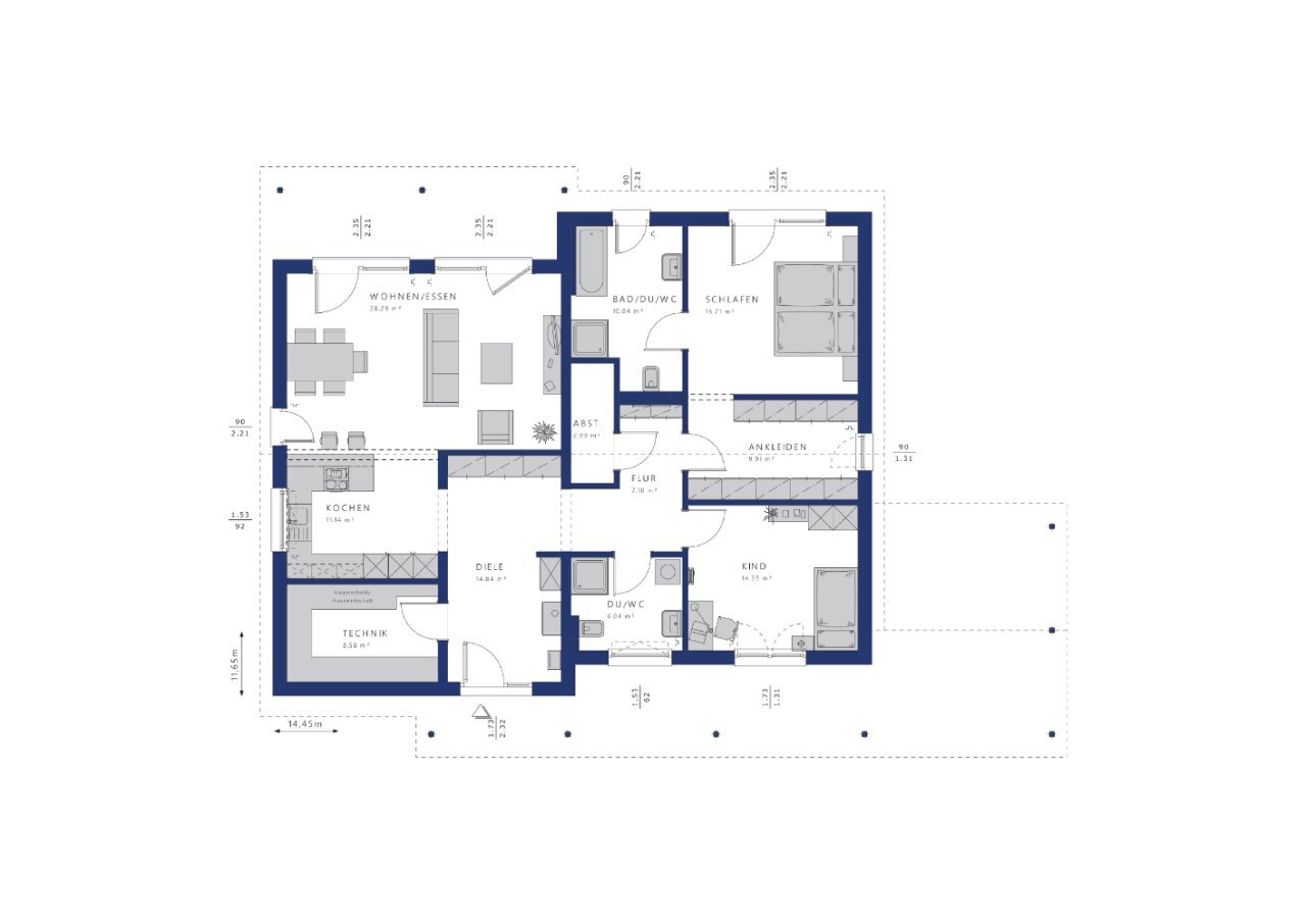 Einfamilienhaus zum Kauf 446.857 € 3 Zimmer 131 m²<br/>Wohnfläche 1.498 m²<br/>Grundstück Grünewalde Lauchhammer 01979