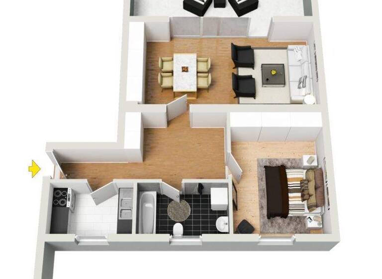 Wohnung zum Kauf 255.000 € 2 Zimmer 73 m² 5. Geschoss Perach Ainring / Mitterfelden 83404