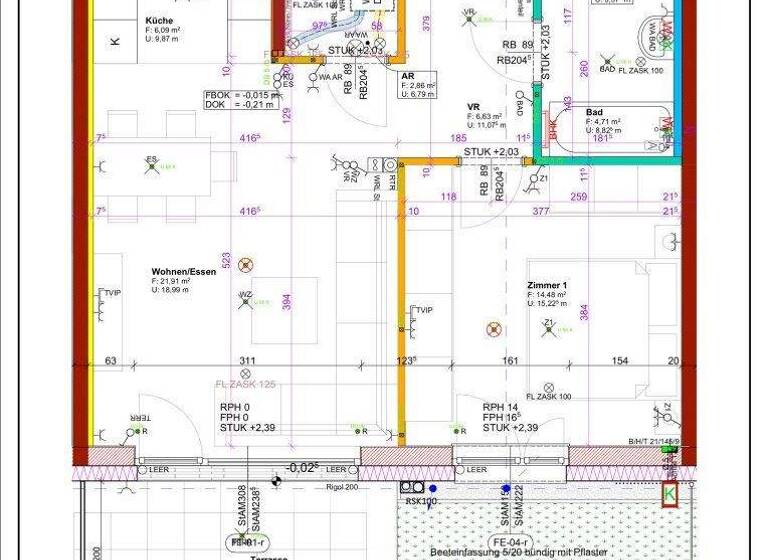 Wohnung zum Kauf - Erstbezug 167.231 € 2 Zimmer 58,4 m² EG Neustifter Straße 6 Kirchberg am Wagram 3470