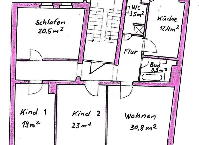 Wohnung zur Miete 1.250 € 4 Zimmer 131,5 m²<br/>Wohnfläche 4.<br/>Geschoss Gostenhof Nürnberg 90443