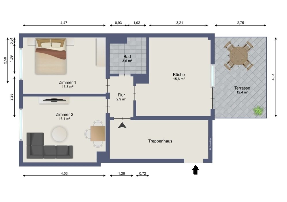 Mehrfamilienhaus zum Kauf 990.000 € 9 Zimmer 269 m²<br/>Wohnfläche 872 m²<br/>Grundstück Rintheim - Alt-Rintheim Karlsruhe 76131