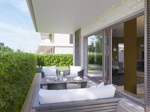 Terrassenwohnung zur Miete - Erstbezug 1.608 € 3 Zimmer 97,3 m² EG frei ab 01.12.2026 Kohlenstraße 29 Zentrum-Süd Leipzig 04107