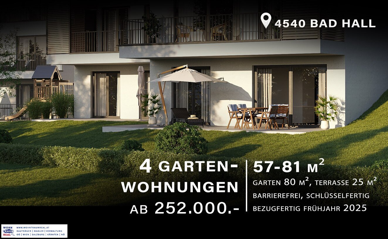 Wohnung zum Kauf 252.000 € 2 Zimmer 56,7 m²<br/>Wohnfläche 1.<br/>Geschoss Bad Hall 4540