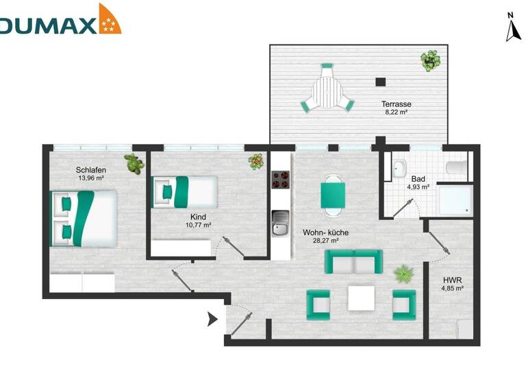 Wohnung zur Miete - Erstbezug 850 € 3 Zimmer 64,8 m² frei ab sofort Twistringen 27239