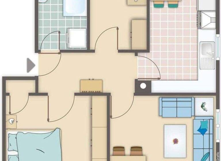 Wohnung zur Miete 770 € 4 Zimmer 70 m² 1. Geschoss frei ab 01.05.2026 Brenkenackerweg 35 Unterhausen Lichtenstein Unterhausen 72805