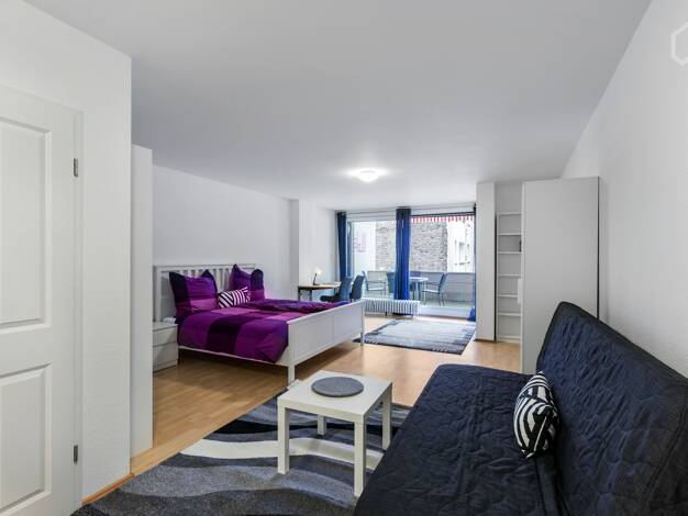 Studio zur Miete Wohnen auf Zeit 1.490 € 1 Zimmer 42 m² frei ab 22.06.2026 Neustadt-Süd Köln 50674