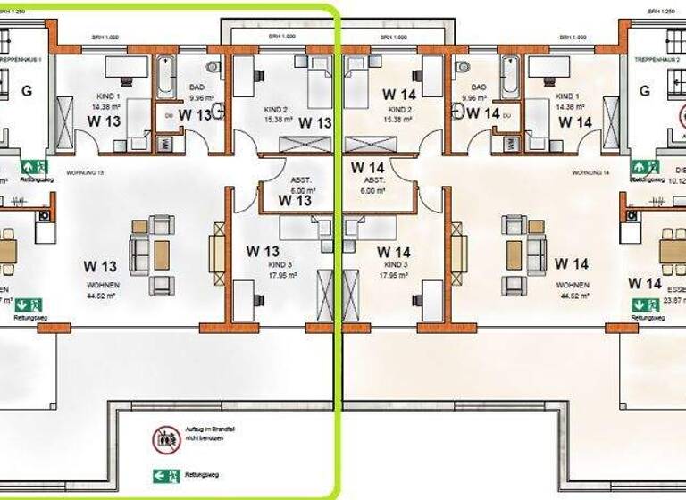 Penthouse zum Kauf - Erstbezug 859.500 € 5 Zimmer 223,1 m² Dauchingen 78083