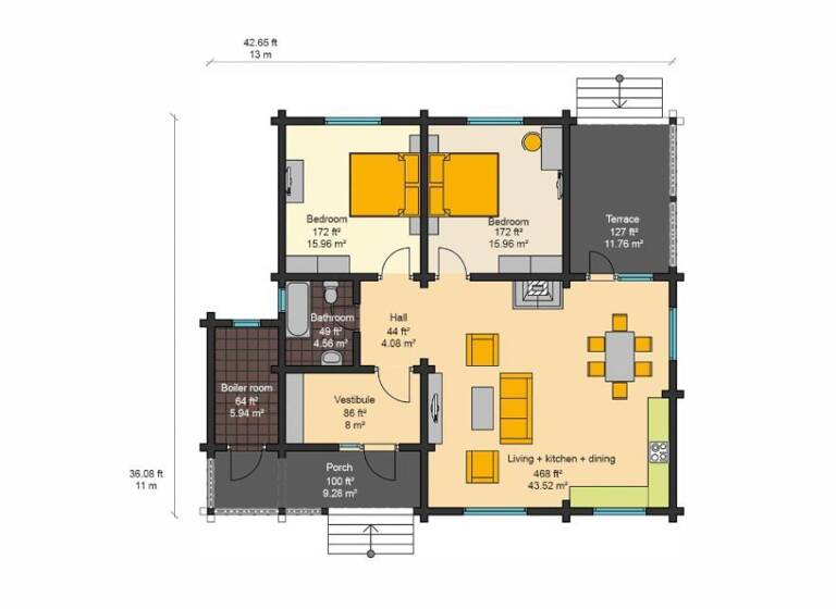 Einfamilienhaus zum Kauf - Erstbezug 3 Zimmer 98,5 m² Niederprüm Prüm 54595