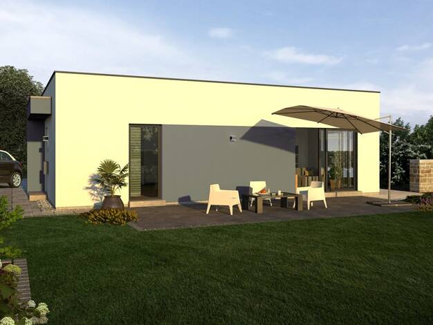 Bungalow zum Kauf provisionsfrei 341.989 € 2 Zimmer 69,9 m² 395 m² Grundstück Hausen 55608