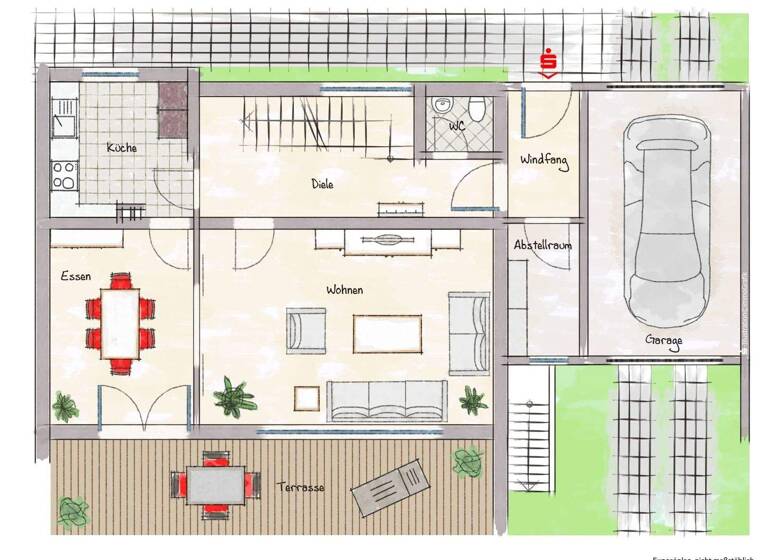 Doppelhaushälfte zum Kauf 289.000 € 6 Zimmer 115,2 m² 531 m² Grundstück Niederwerrn 97464