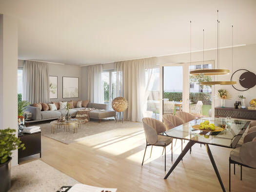 Wohnung zum Kauf - Erstbezug provisionsfrei 1.029.900 € 4 Zimmer 123,9 m² EG Putzbrunn Putzbrunn / Oedenstockach 85640