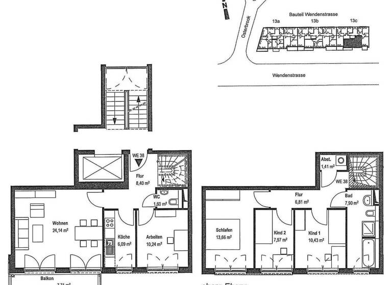 Wohnung zur Miete 1.457 € 4,5 Zimmer 102,5 m²<br/>Wohnfläche 2.<br/>Geschoss 01.07.2025<br/>Verfügbarkeit Osterbrook 13c Hamm Hamburg 20537