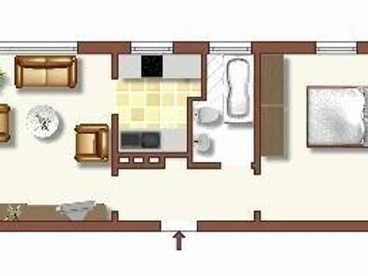 Wohnung zur Miete 409 € 2 Zimmer 41 m² 1. Geschoss frei ab 23.09.2026 Peschenstraße 12 Huckingen Duisburg 47259