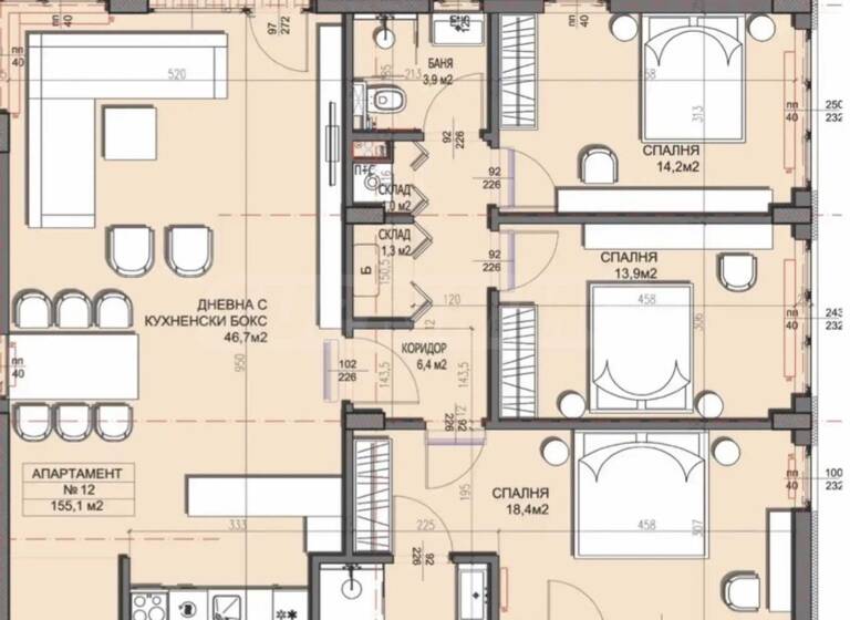 Studio zum Kauf 511.500 € 4 Zimmer 200,1 m² Sofia