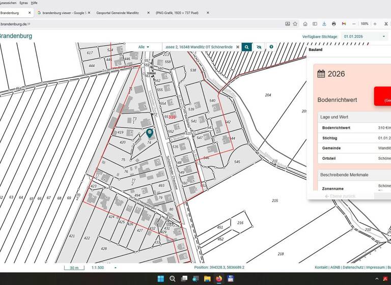 Grundstück zum Kauf provisionsfrei 708.000 € 2.800 m² Grundstück Schönerlinde Wandlitz OT Schönerlinde 16348