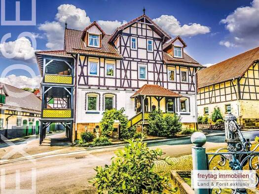 Bauernhaus zum Kauf 395.000 € 14 Zimmer 296 m² 3.400 m² Grundstück Retterode 37235