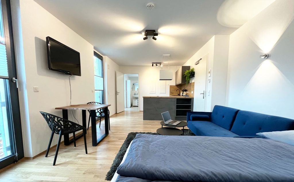 Wohnung zur Miete Wohnen auf Zeit 1.390 € 1 Zimmer 35 m²<br/>Wohnfläche 01.04.2025<br/>Verfügbarkeit Rudower Chaussee Adlershof Berlin 12489