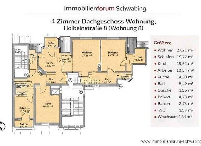 WG-Zimmer zum Kauf 2.390.000 € 4 Zimmer 131 m² Bogenhausen München 81679