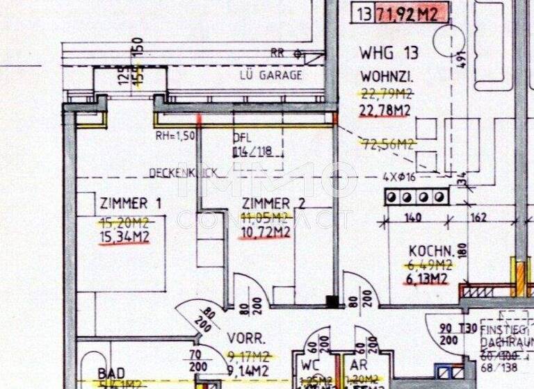 Wohnung zum Kauf 298.000 € 72,7 m² Baden 2500