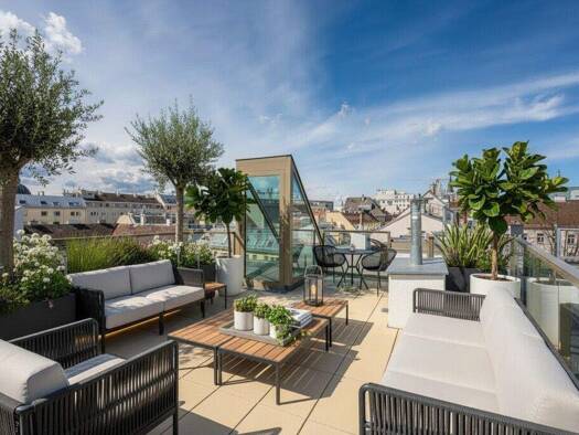 Penthouse zum Kauf - Erstbezug 963.300 € 2 Zimmer 62,8 m² 5. Geschoss Wien,Mariahilf 1060