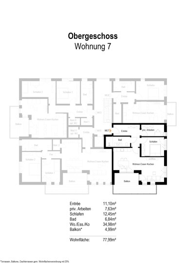 Wohnung zum Kauf provisionsfrei 331.000 € 3 Zimmer 78 m² Meschede Meschede 59872