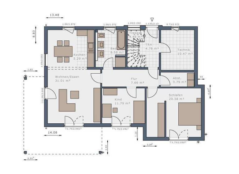 Mehrfamilienhaus zum Kauf provisionsfrei 1.429.753 € 6 Zimmer 222 m² 950 m² Grundstück Rott Rott am Inn 83543