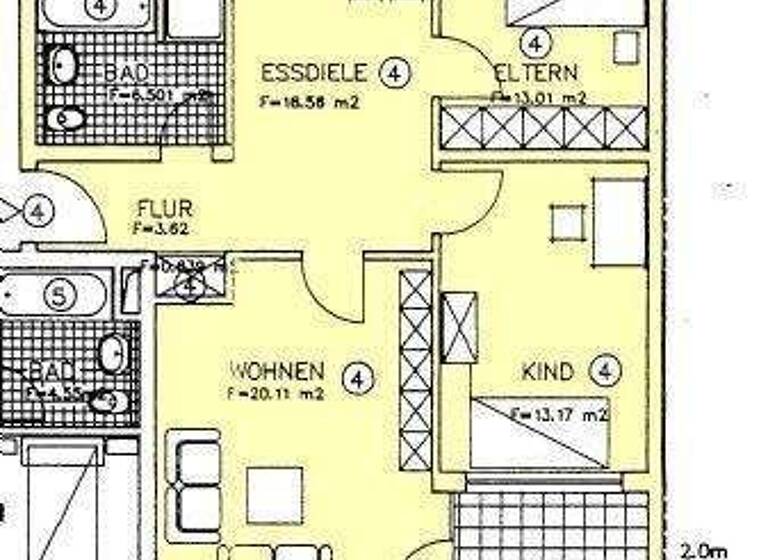 Wohnung zur Miete 850 € 3 Zimmer 81,6 m² 1. Geschoss frei ab 01.05.2026 Nürburgstraße 16 Spich Troisdorf 53842