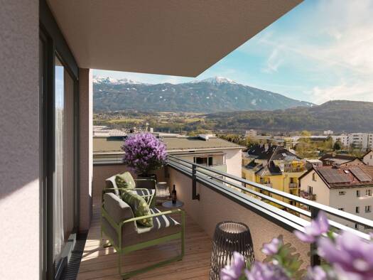 Wohnung zum Kauf - Neubau provisionsfrei 459.000 € 2 Zimmer 46,6 m² 2. Geschoss Andechsstraße 16 Pradl Innsbruck 6020