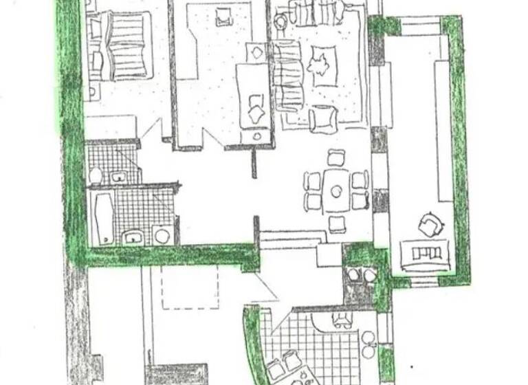 Wohnung zur Miete 800 € 3,5 Zimmer 99 m² Geschoss 2/3 frei ab 01.06.2026 Laufen 83410