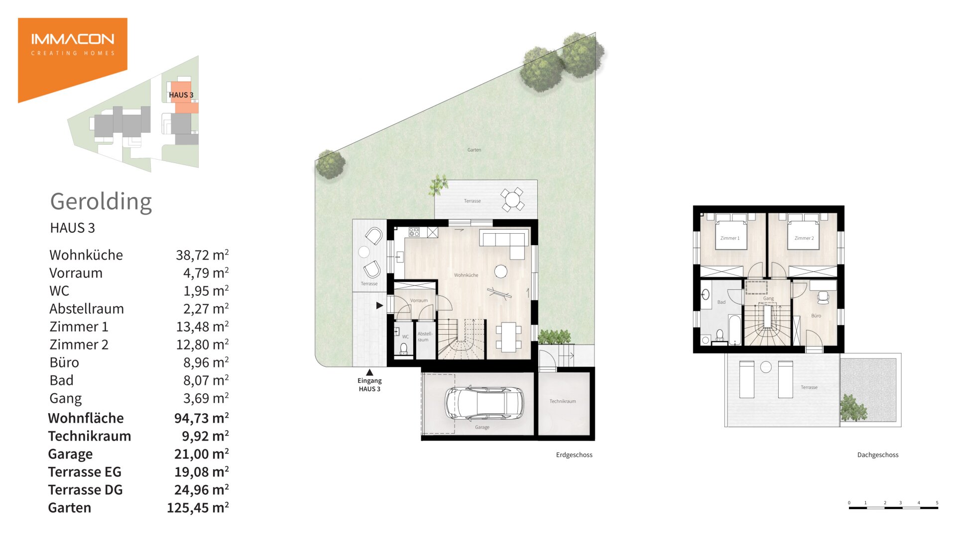 Einfamilienhaus zum Kauf 410.000 € 96,5 m²<br/>Wohnfläche Gerolding 3392