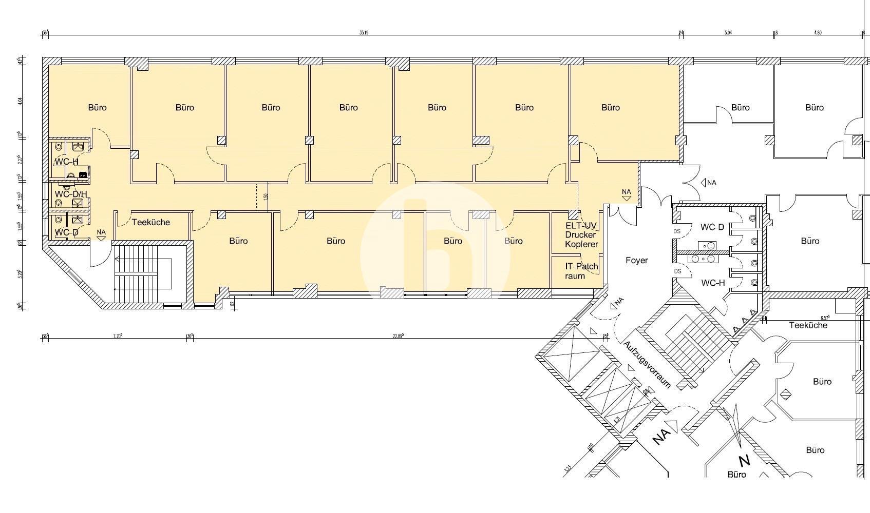 Bürogebäude zur Miete provisionsfrei 13 € 421 m²<br/>Bürofläche ab 421 m²<br/>Teilbarkeit Rödelheim Frankfurt am Main 60489