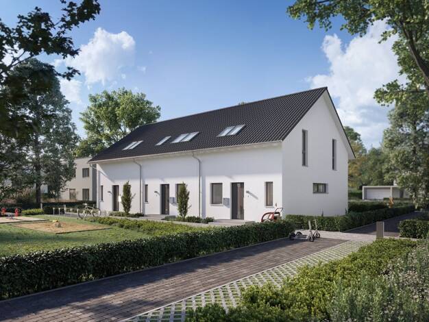 Reihenendhaus zum Kauf - Erstbezug provisionsfrei 312.000 € 4 Zimmer 108 m² 180 m² Grundstück Burgberg Königsfeld im Schwarzwald 78126