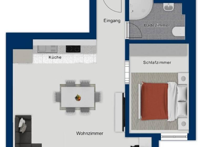 Wohnung zum Kauf 228.000 € 2 Zimmer 48 m² Stetten Lörrach / Stetten 79540