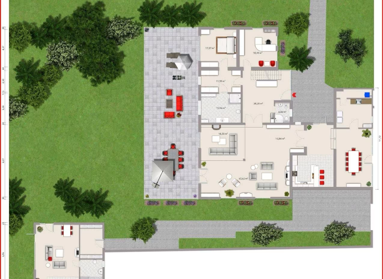 Einfamilienhaus zum Kauf 1.190.000 € 10 Zimmer 362 m² 6.482 m² Grundstück Repelen Moers 47445