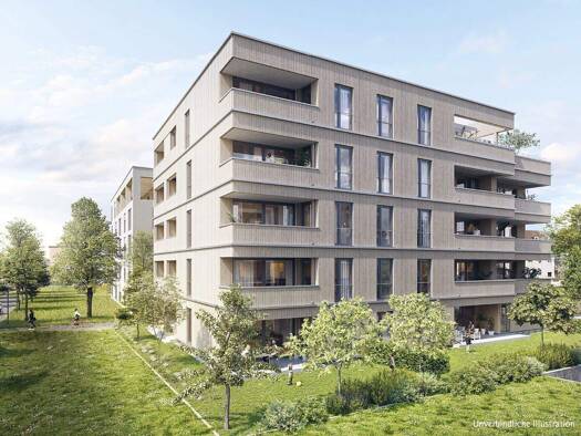 Wohnung zum Kauf - Erstbezug provisionsfrei 479.000 € 3 Zimmer 82,7 m² EG Curd-Ju?rgens-Straße 18 Stadtmitte Neu-Ulm 89231