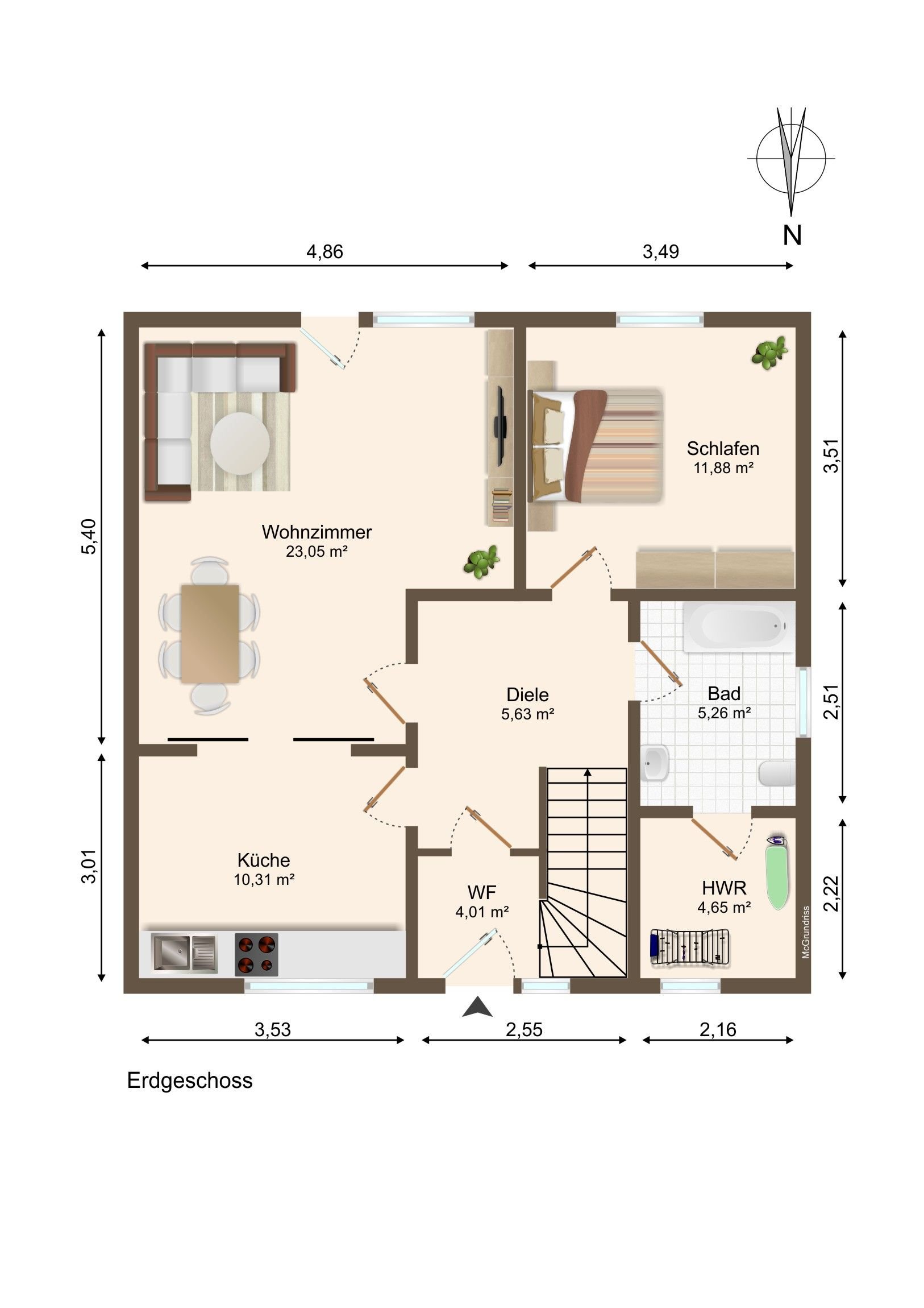 Einfamilienhaus zum Kauf 229.000 € 5 Zimmer 110,4 m²<br/>Wohnfläche 522 m²<br/>Grundstück Groß Ammensleben Gross Ammensleben 39326