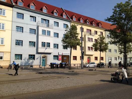 Wohnung zum Kauf provisionsfrei 90.200 € 1 Zimmer 42 m² Geschoss EG/4 frei ab sofort Leipziger Straße 45 Krämpfervorstadt Erfurt 99085