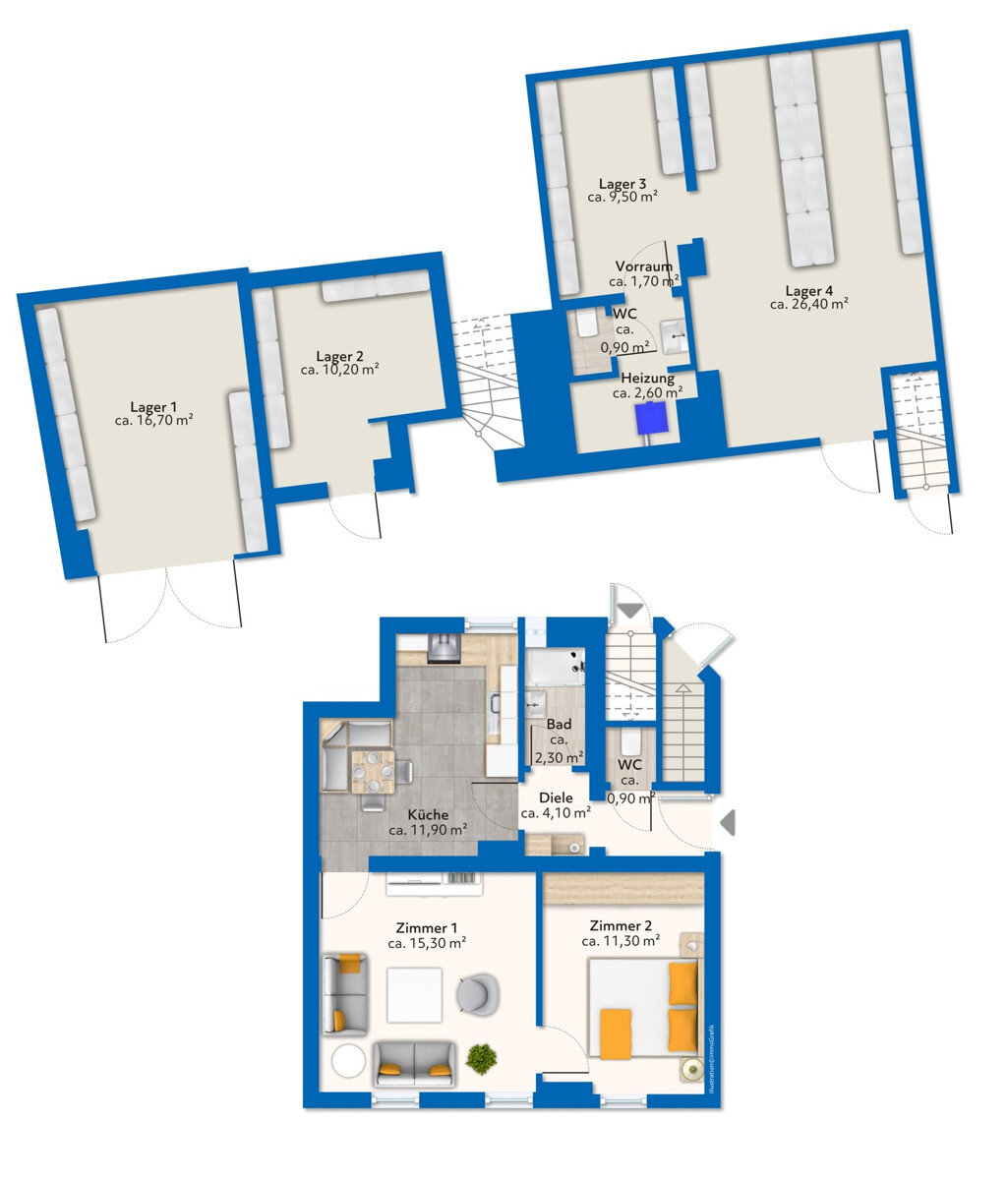 Mehrfamilienhaus zum Kauf 650.000 € 12 Zimmer 289 m²<br/>Wohnfläche 378 m²<br/>Grundstück Sonnenberg - Mitte Wiesbaden 65193