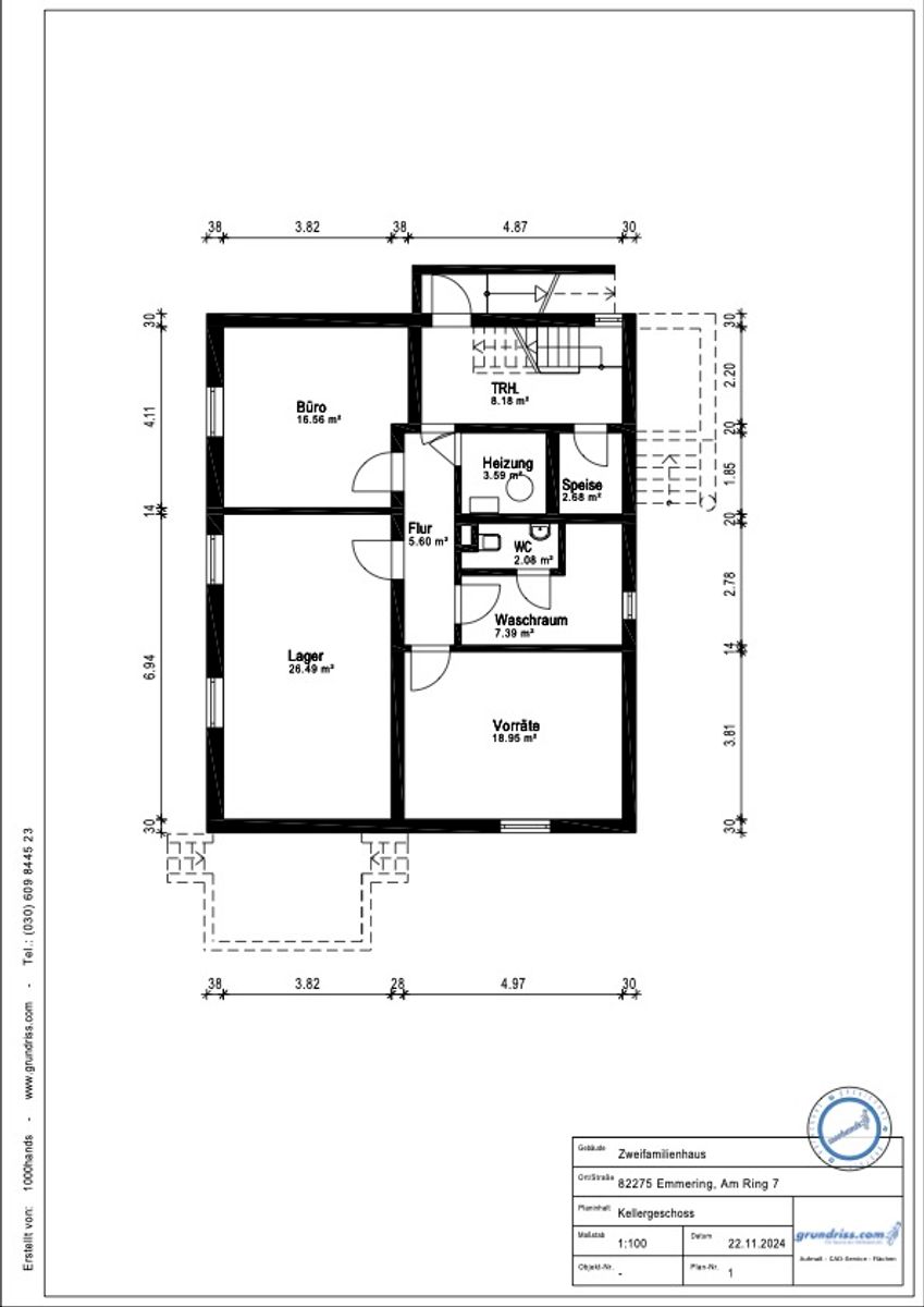 Mehrfamilienhaus zum Kauf als Kapitalanlage geeignet 1.185.000 € 6 Zimmer 180 m²<br/>Wohnfläche 780,2 m²<br/>Grundstück Emmering Emmering 82275