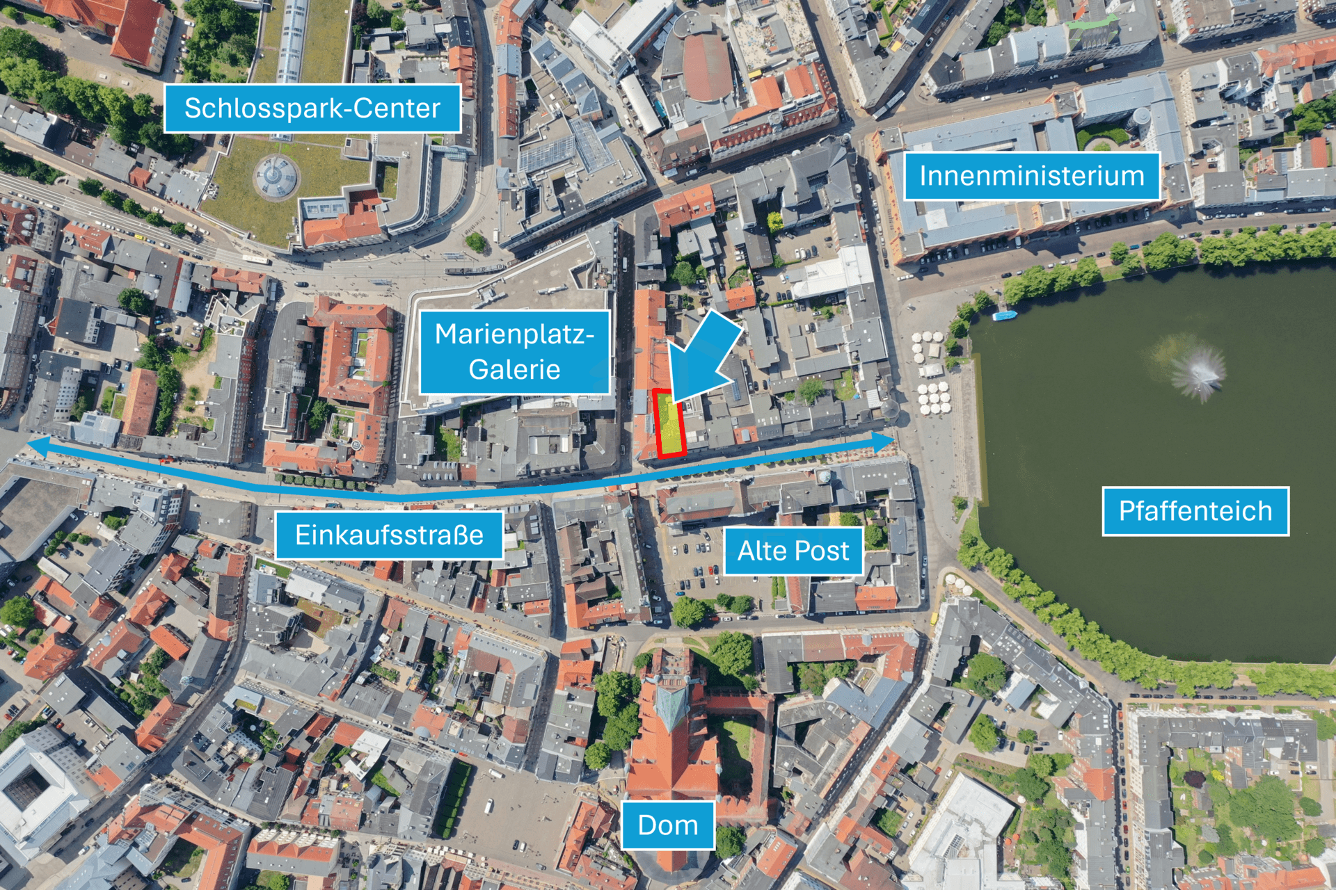 Wohn- und Geschäftshaus zum Kauf als Kapitalanlage geeignet 1.450.000 € 591,3 m²<br/>Fläche 337 m²<br/>Grundstück Mecklenburgstraße 15 Altstadt Schwerin 19053