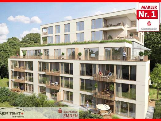 Wohnung zum Kauf provisionsfrei 469.000 € 3 Zimmer 113,9 m² Stadtzentrum Emden 26725