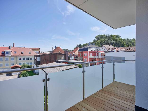 Wohnung zum Kauf - Neubau 415.000 € 3 Zimmer 92,3 m² 2. Geschoss frei ab sofort Postplatz 1 Landau Landau an der Isar 94405