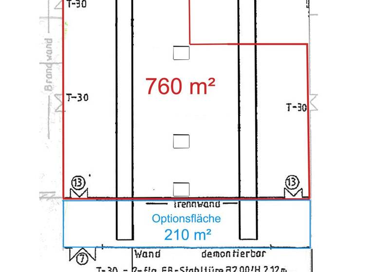 Lagerhalle zur Miete provisionsfrei 4.250 € 760 m² Lagerfläche Wachau Markkleeberg 04416