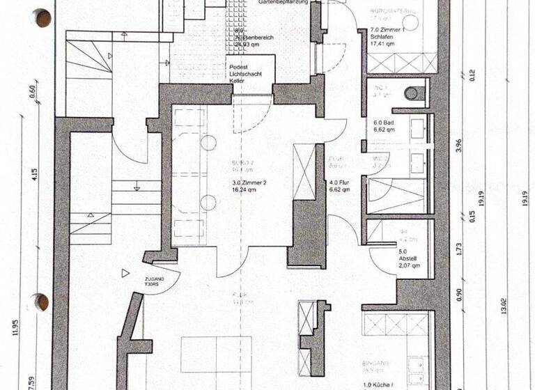 Wohnung zum Kauf 900.000 € 3 Zimmer 106,1 m² EG Nordend-Ost Frankfurt 60316