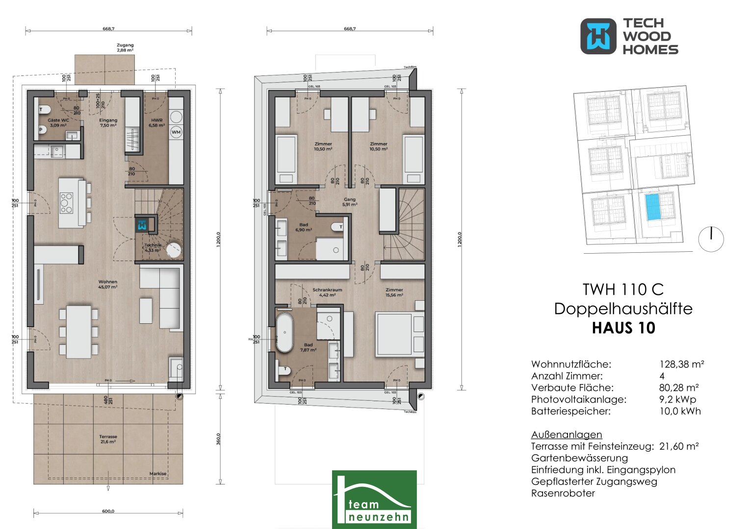 Einfamilienhaus zum Kauf 744.873 € 2 Zimmer 128,1 m²<br/>Wohnfläche Ferdinand-Waldmüller-Gasse 7 Gaaden 2531