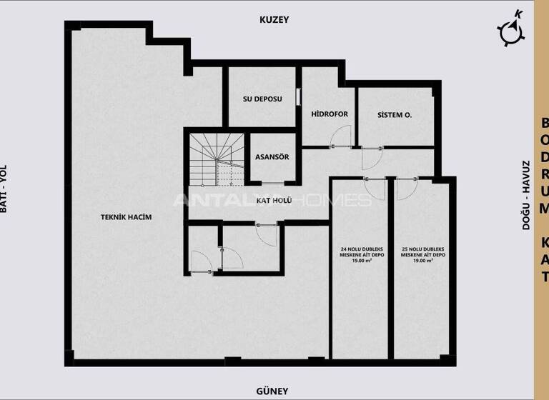 Studio zum Kauf 97.000 € 3 Zimmer 65 m² EG Antalya 07030