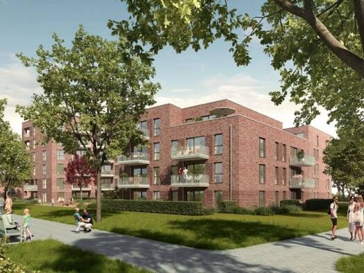 Wohnung zum Kauf - Neubau provisionsfrei 545.000 € 2,5 Zimmer 78 m² 2. Geschoss Heidbergstraße Garstedt Norderstedt 22846