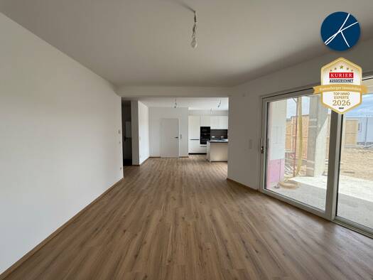 Terrassenwohnung zur Miete - Erstbezug 1.000 € 3 Zimmer 82,1 m² 1. Geschoss Langenloiser Straße 15 Lengenfeld 3552