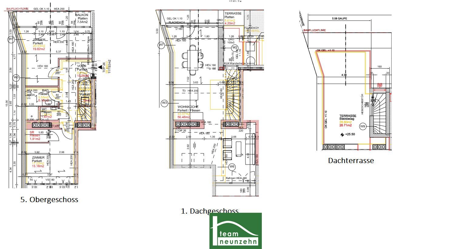 Wohnung zum Kauf 895.000 € 3 Zimmer 111,1 m²<br/>Wohnfläche 5.<br/>Geschoss Hernalser Gürtel 7 Wien 1170