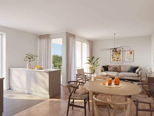 Wohnung zum Kauf - Erstbezug provisionsfrei 340.000 € 3 Zimmer 77,3 m² 1. Geschoss Holzhausen Leipzig 04288